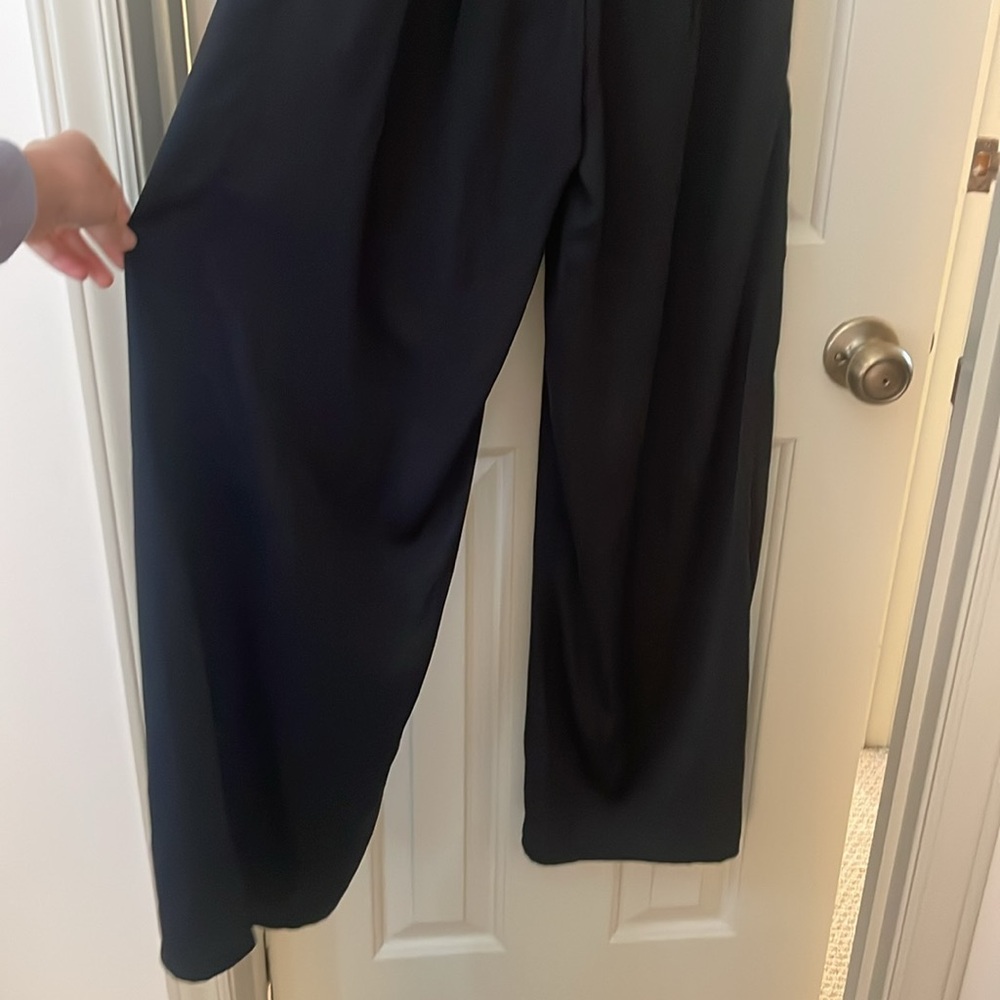 Ark & Co. Black Ruffle Backless Back Jumpsuit - Picture 8 of 13